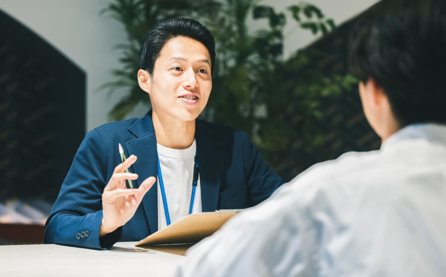 専門スタッフによる説明