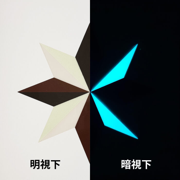 象嵌一体成形技術で蓄光機能を付加
